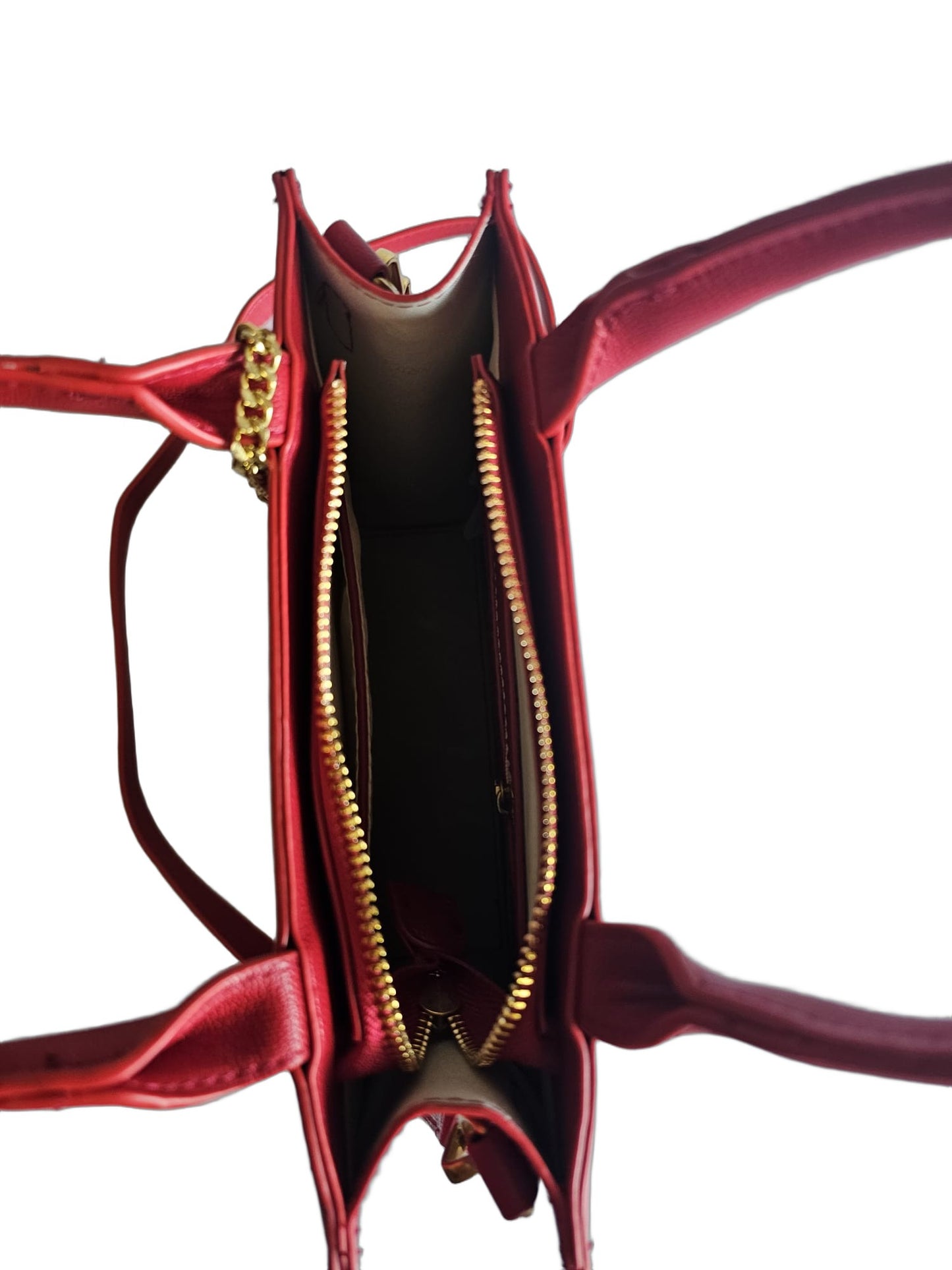 Elegante Damen Handtasche von Enrico Coveri (24x26) - Rot