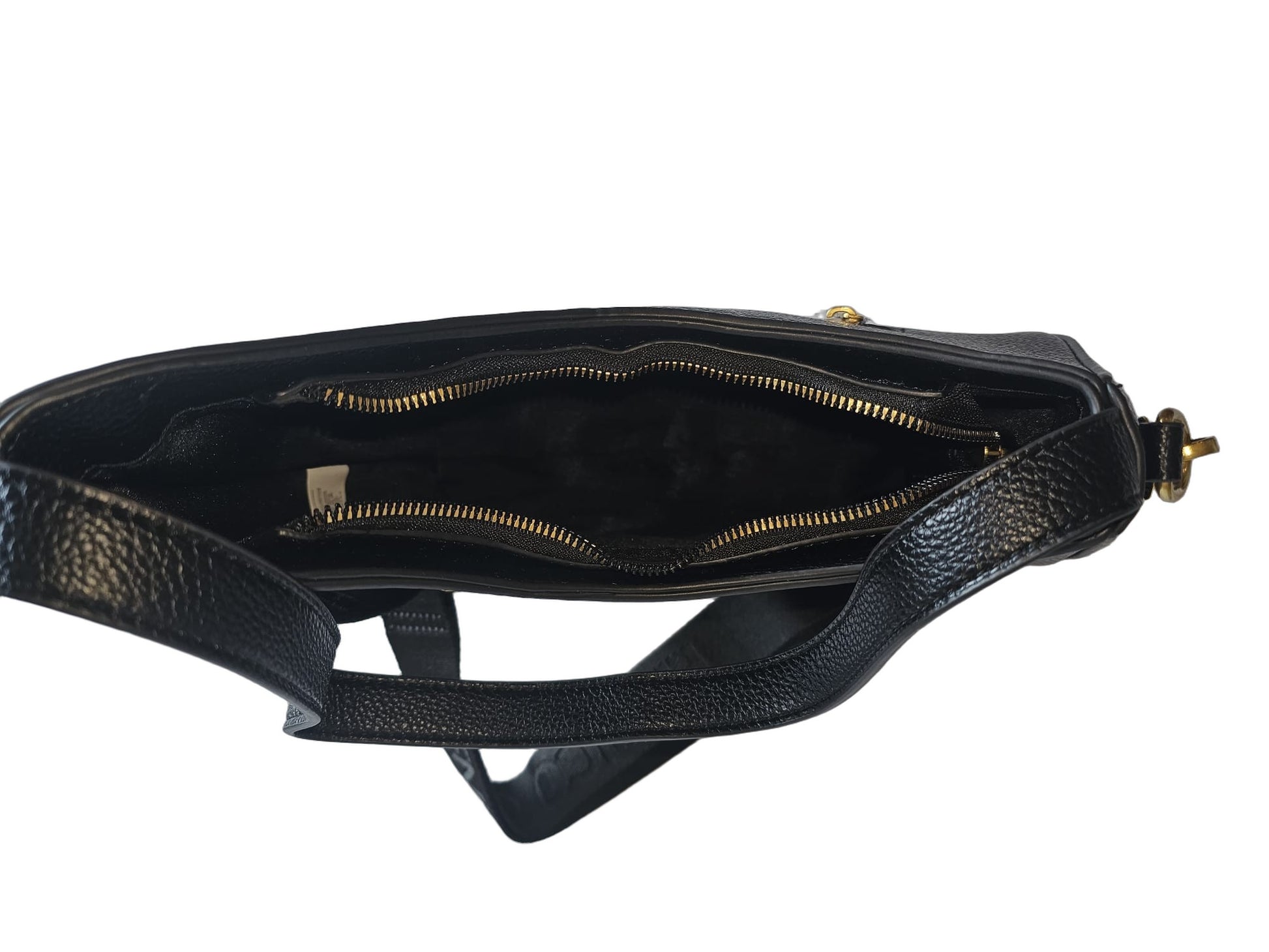 Elegante Damen Henkeltasche von Enrico Coveri (29x27) - Schwarz
