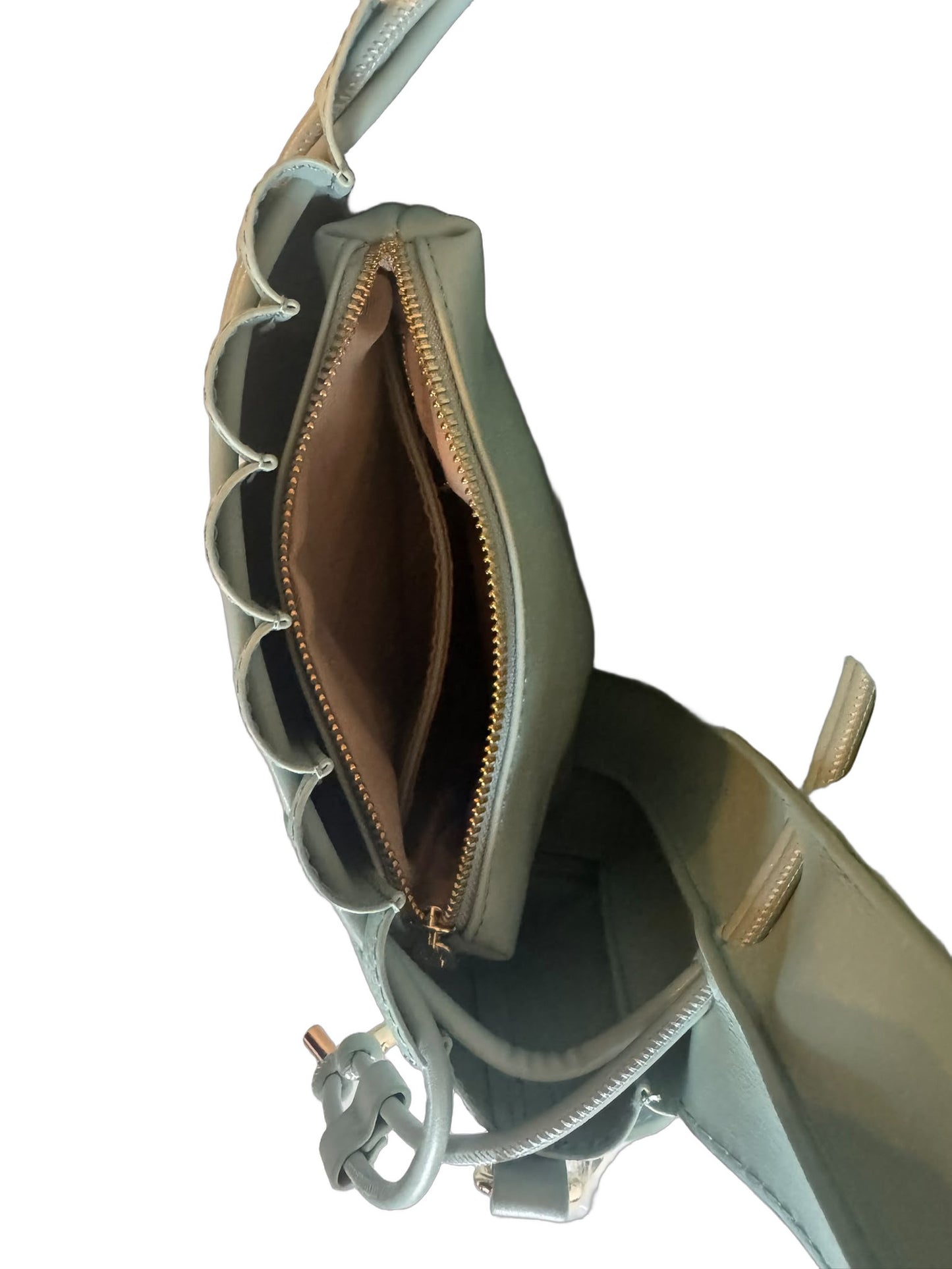 Elegante Damen Handtasche von Valentino Creations (VC2025 31x20x8) - Turkis