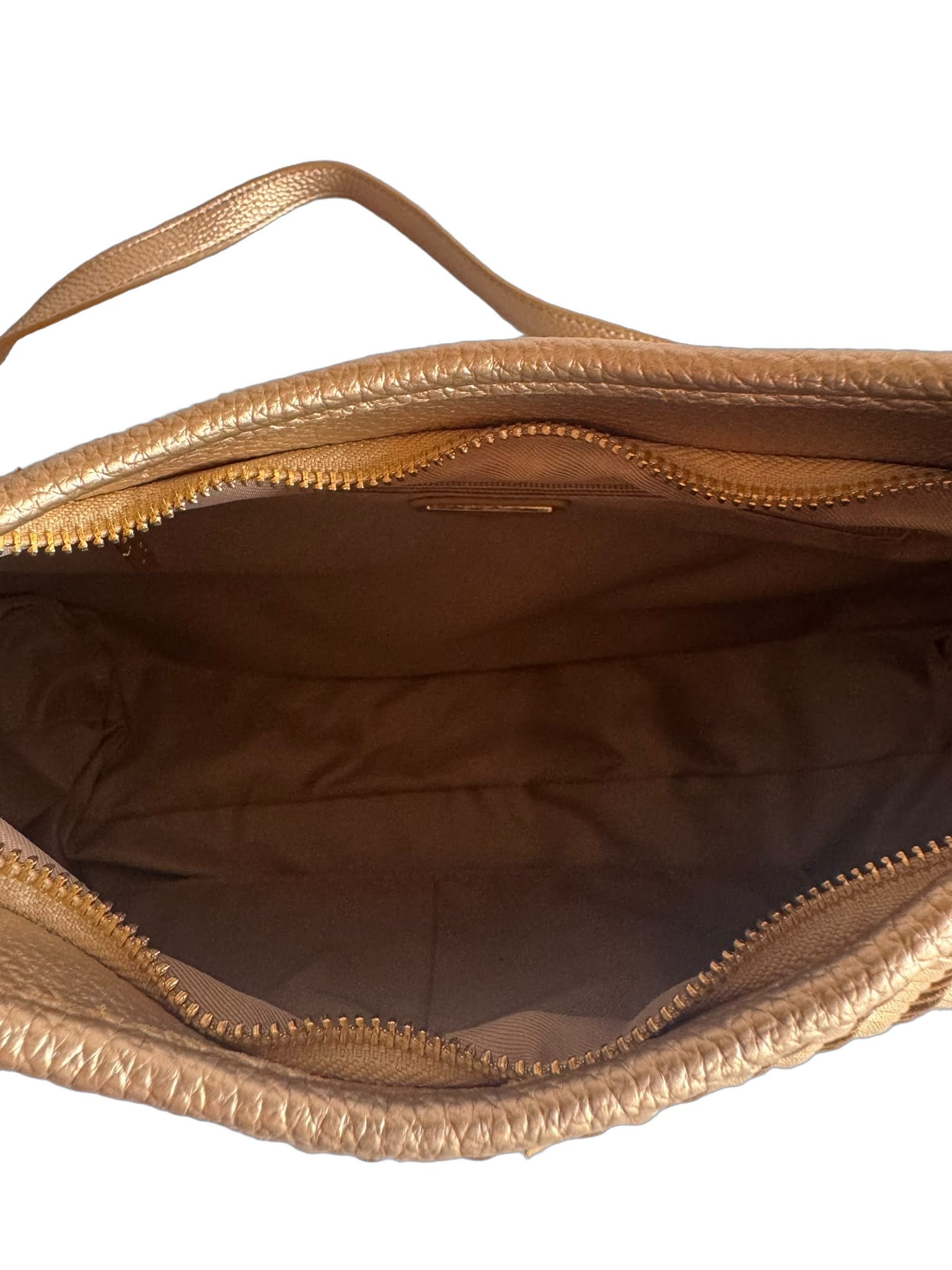 Elegante Damen Shopper von Valentino Creations (34x26x12) - Gold