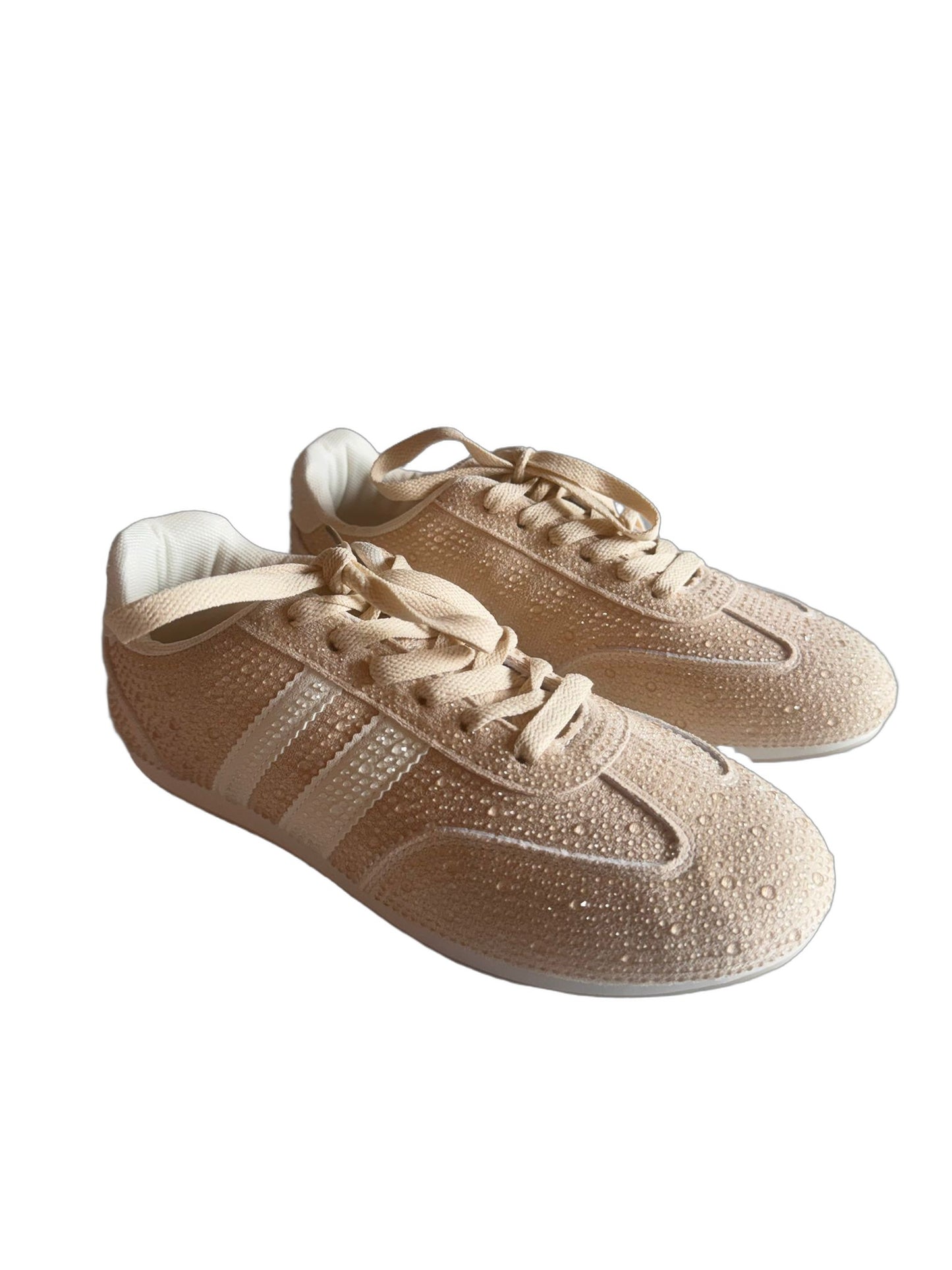 Damen Retro-Sneaker in Beige