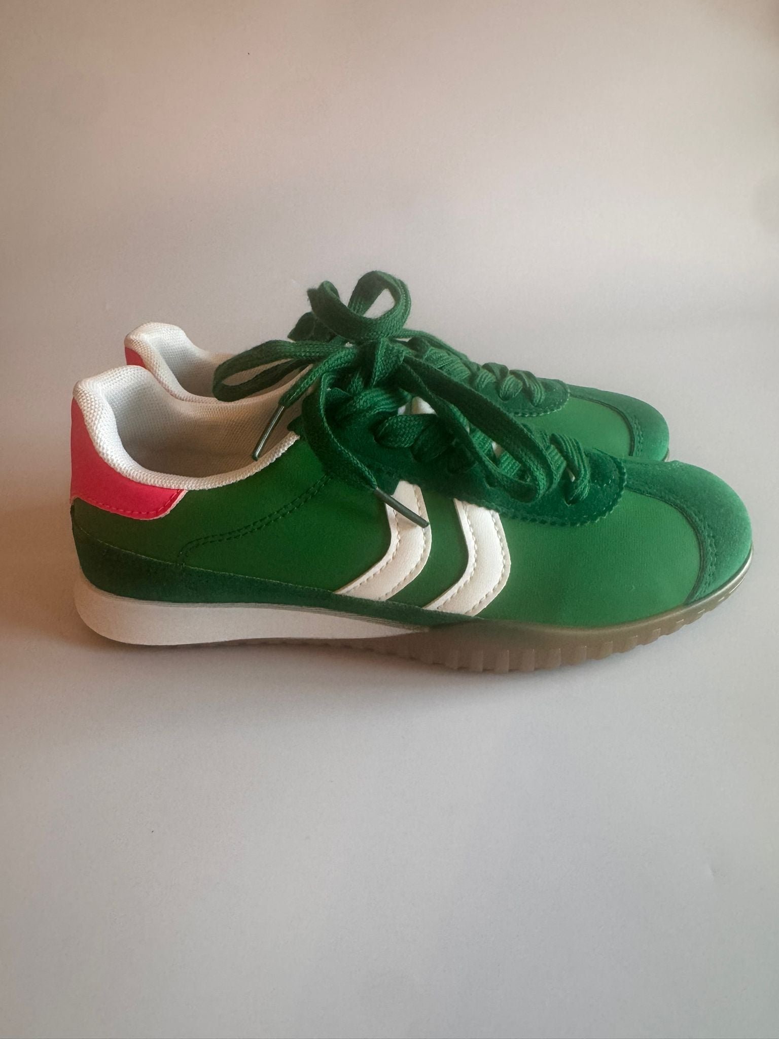 Damen Retro-Sneaker in Grün