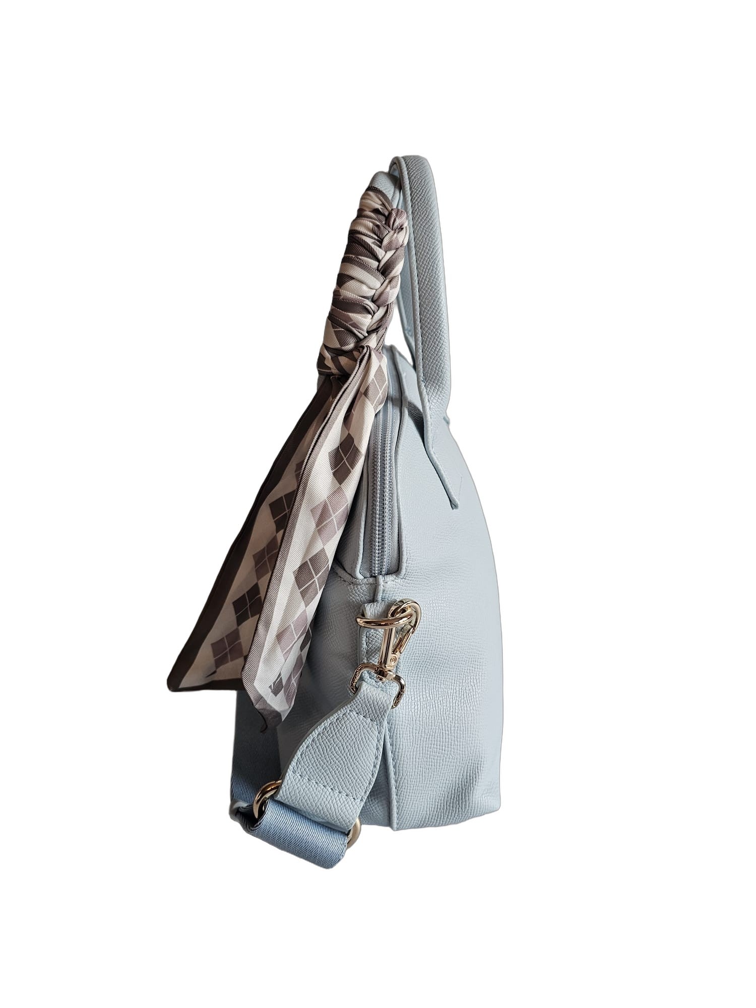 Elegante Damen Henkeltasche von David Jones (28x21) - Hellblau