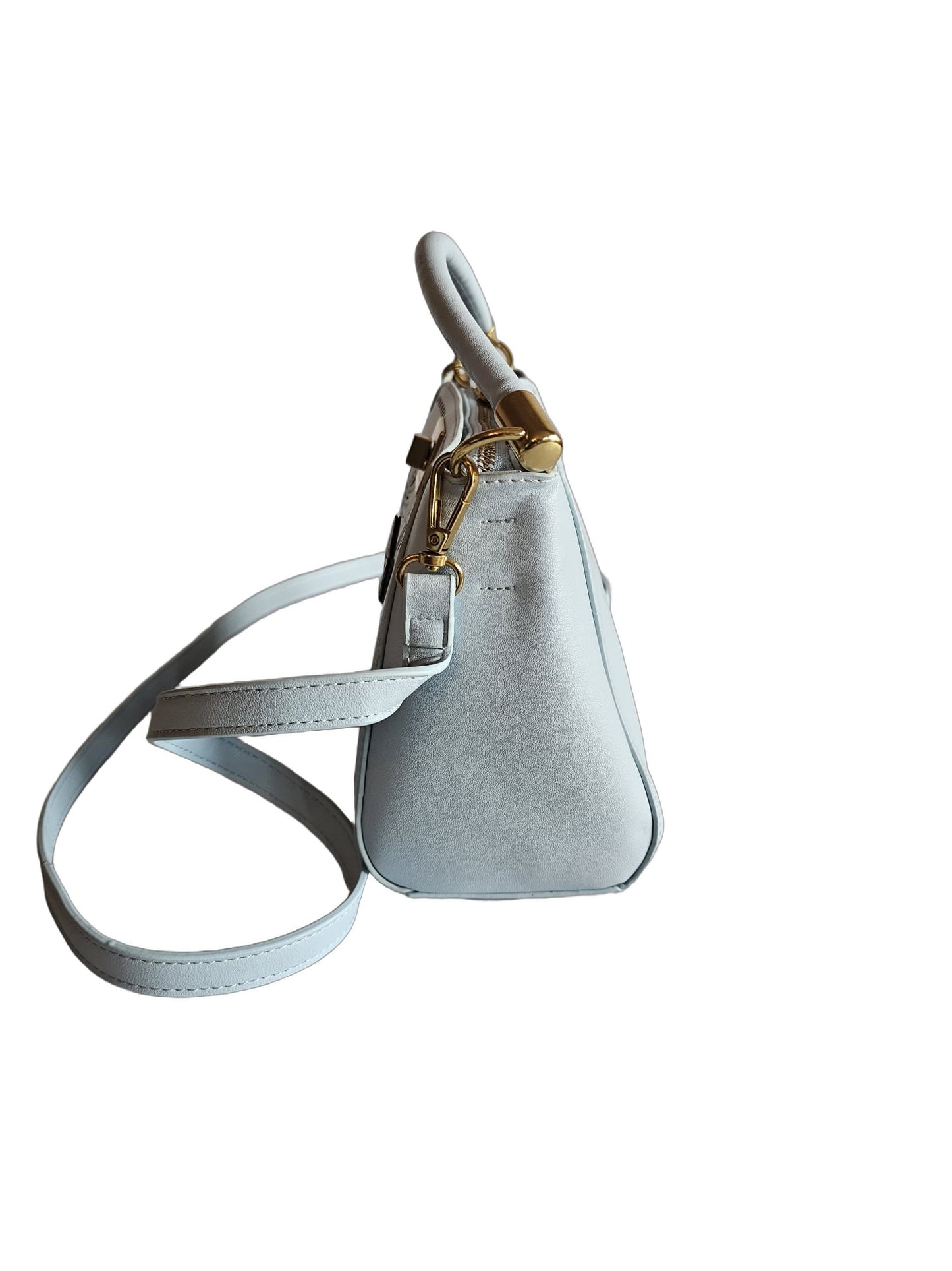 Elegante Damen Handtasche von Enrico Coveri (21x17) - Hellblau