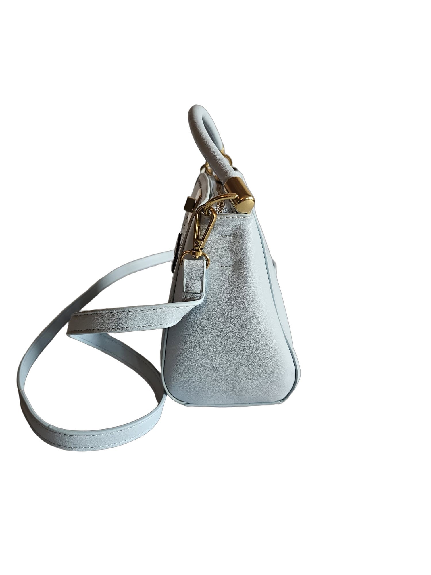 Elegante Damen Handtasche von Enrico Coveri (21x17) - Hellblau