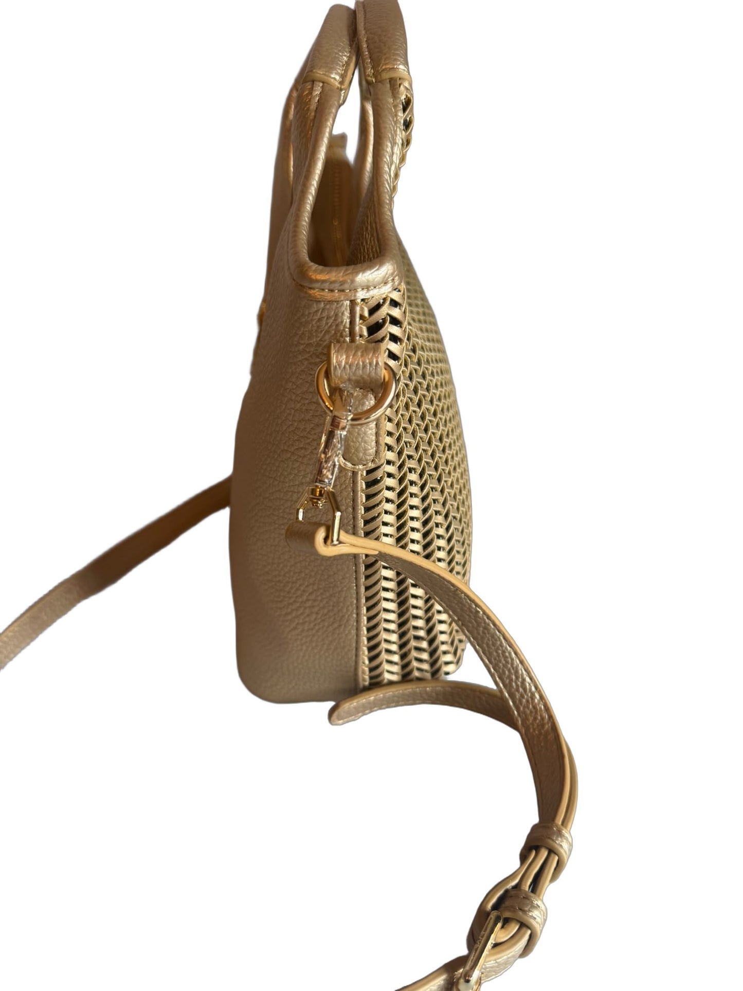 Elegante Damen Shopper von Valentino Creations (34x26x12) - Gold