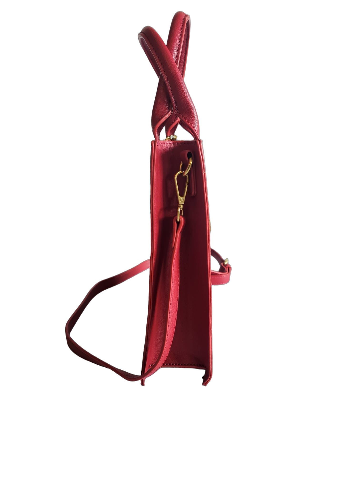 Elegante Damen Handtasche von Enrico Coveri (24x26) - Rot