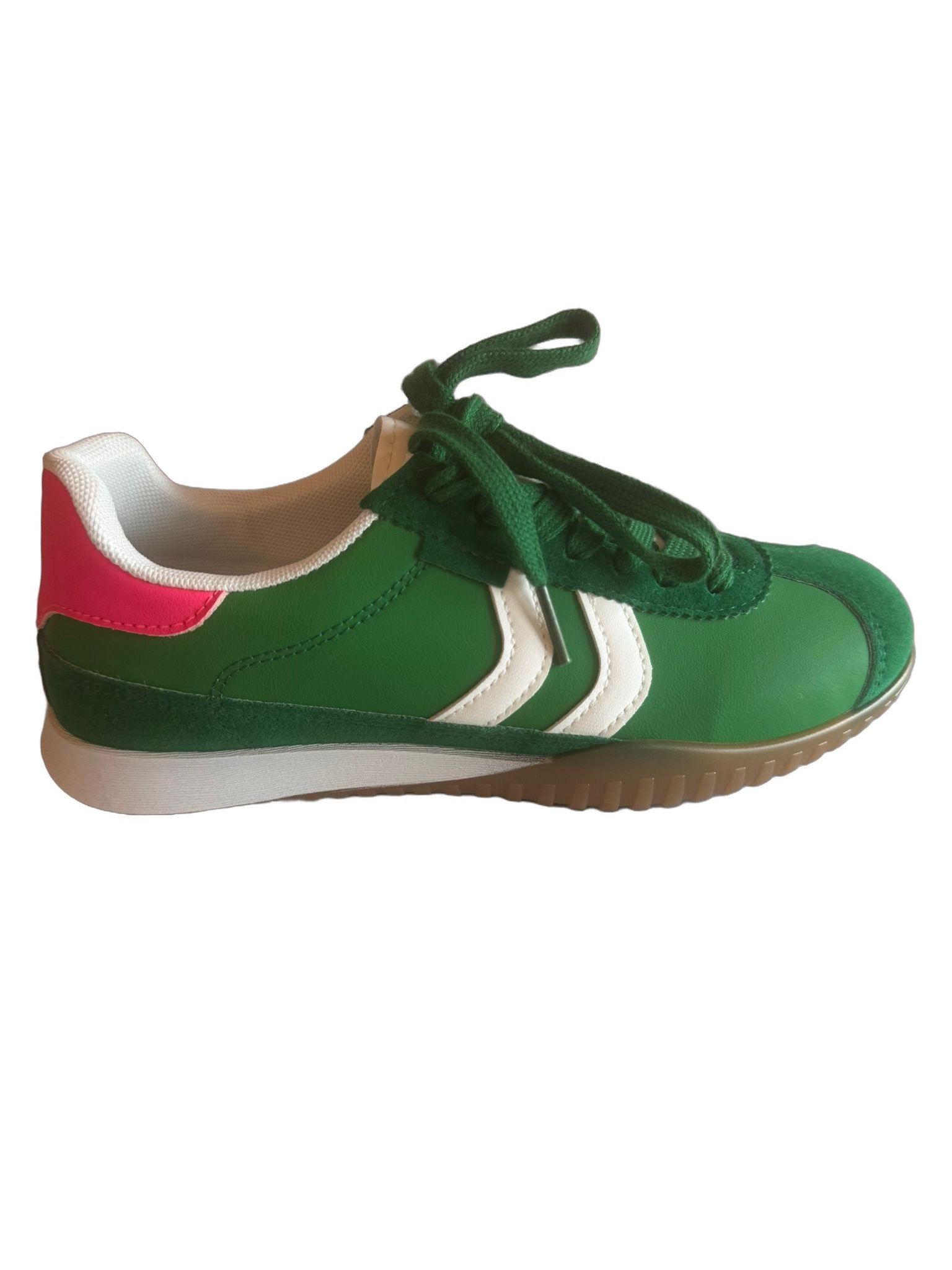 Damen Retro-Sneaker in Grün
