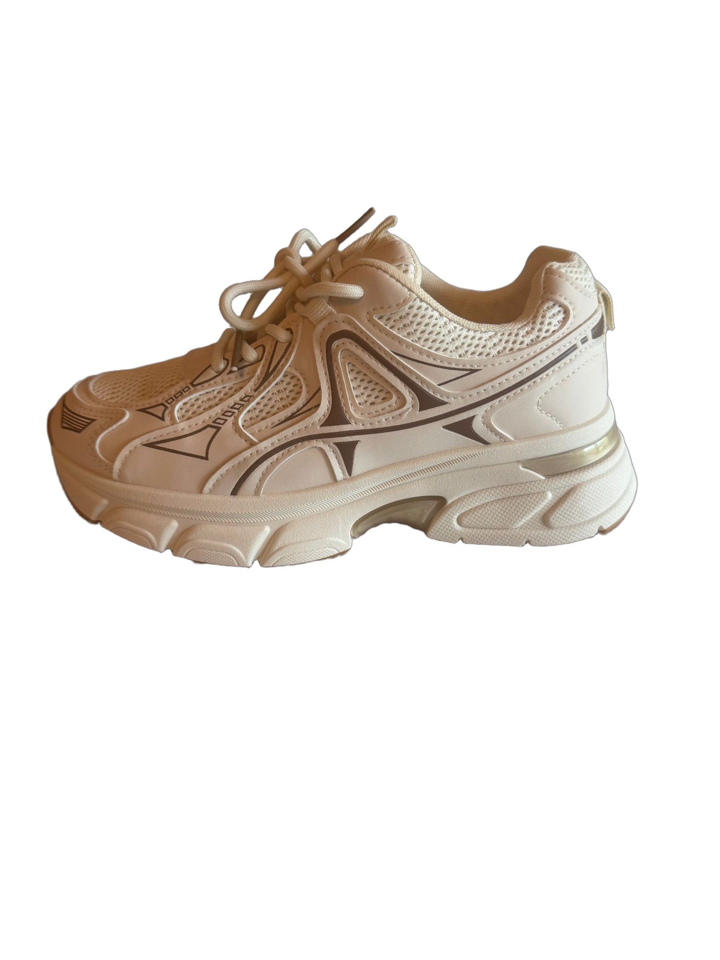 Damen Chunky-Sneaker in Beige