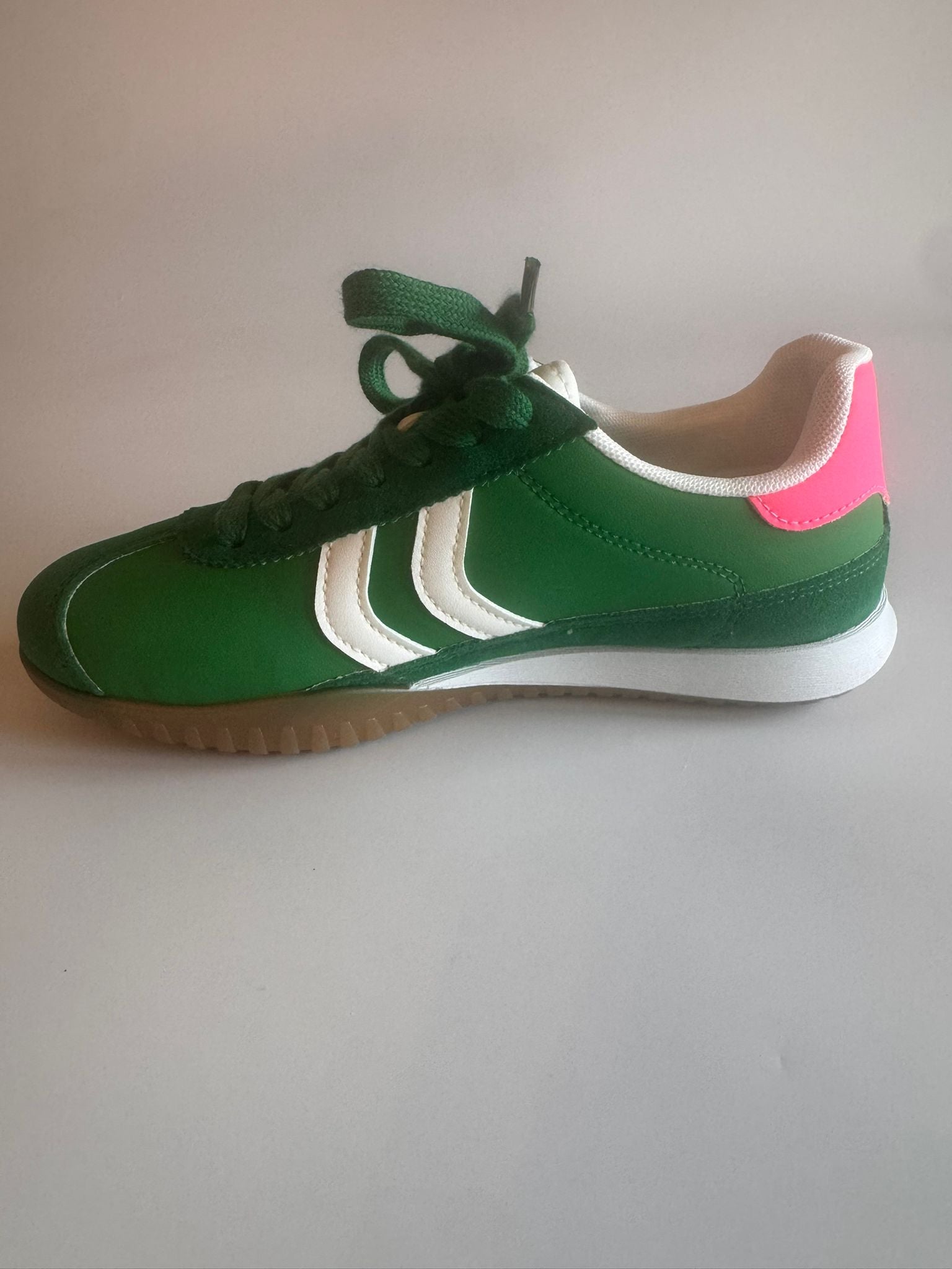 Damen Retro-Sneaker in Grün