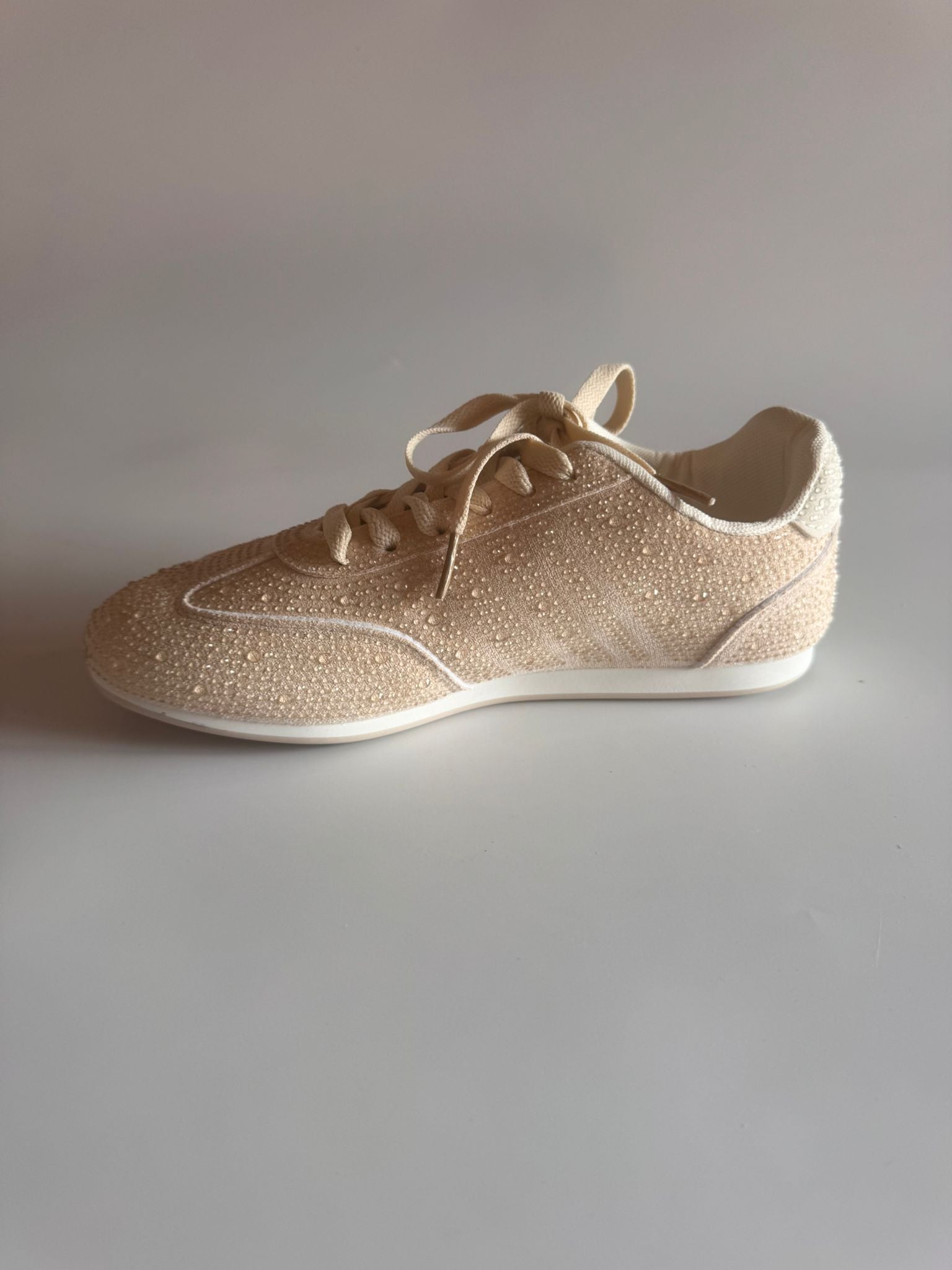 Damen Retro-Sneaker in Beige