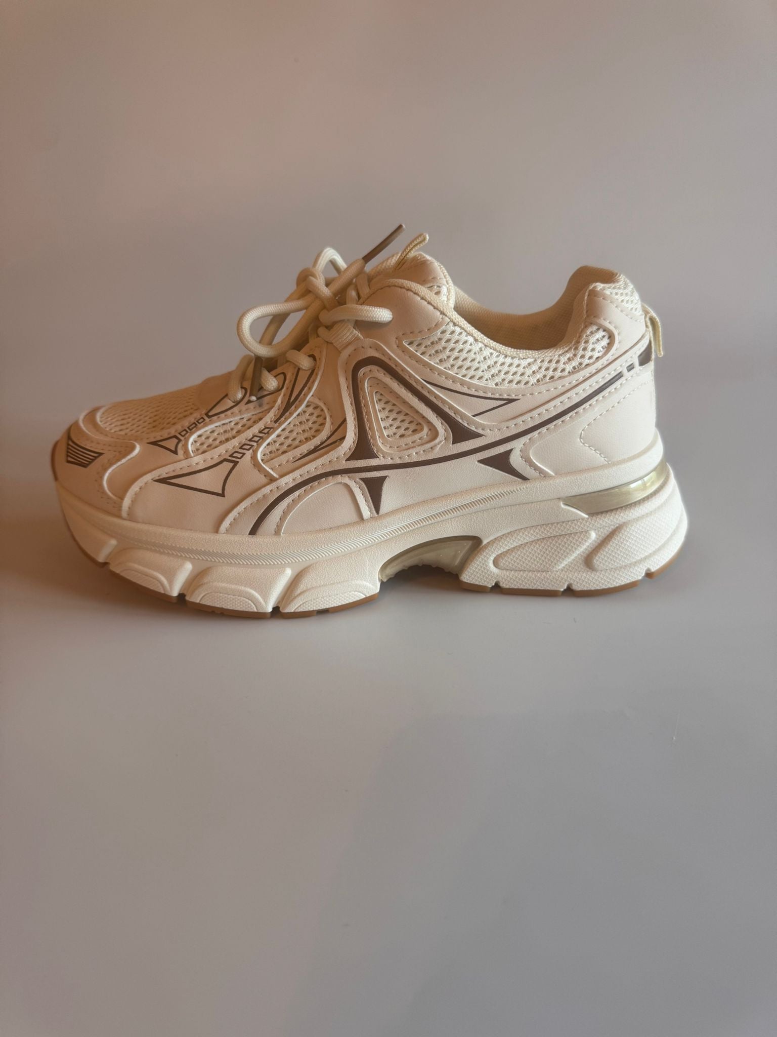 Damen Chunky-Sneaker in Beige