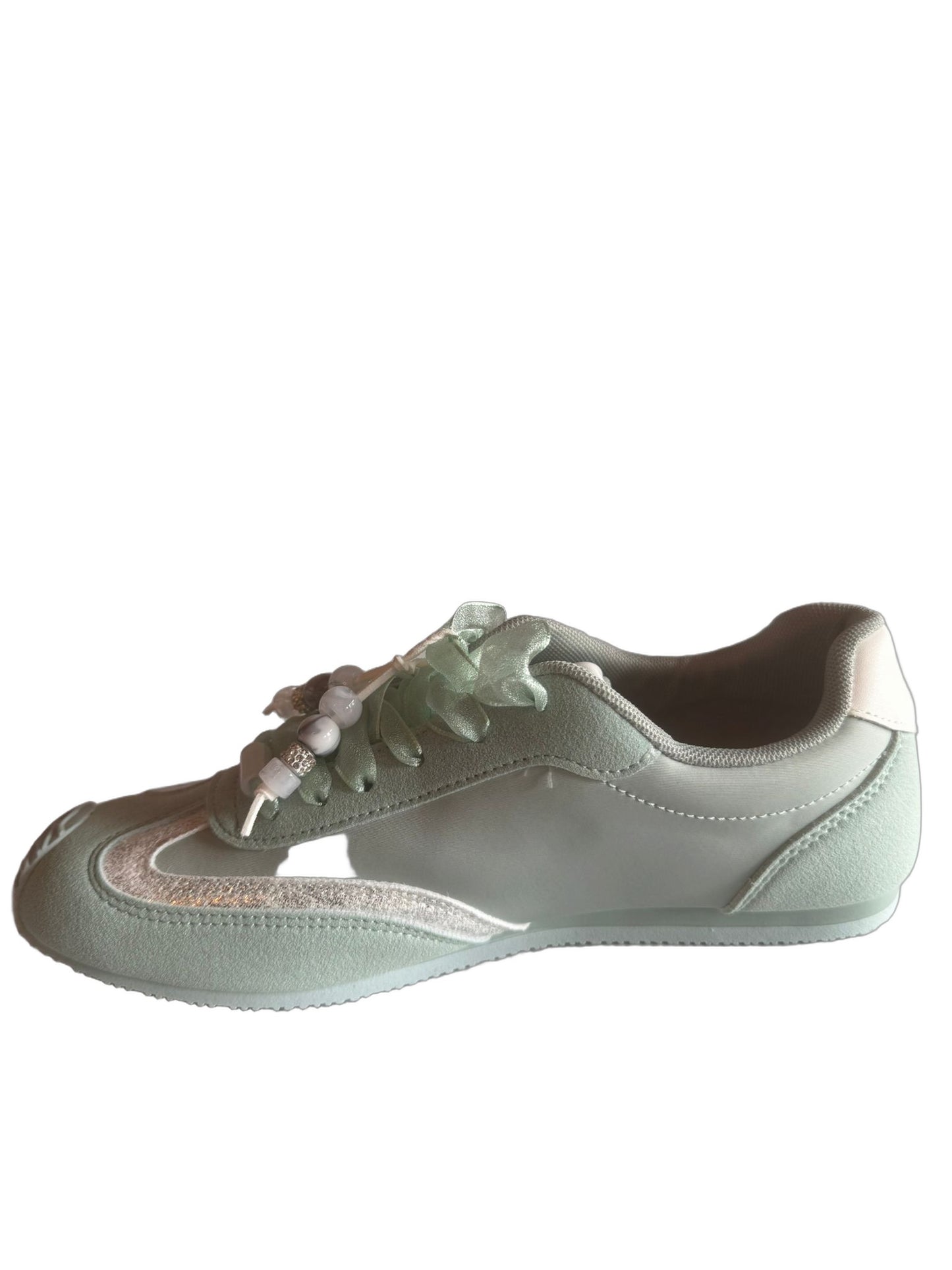 Damen Retro-Sneaker in Türkisgrün