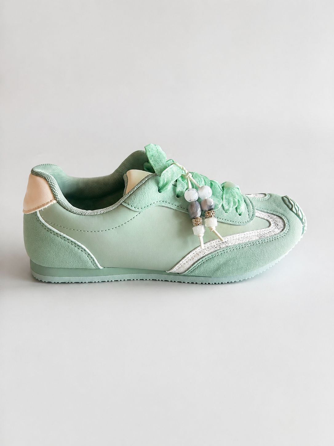 Damen Retro-Sneaker in Türkisgrün