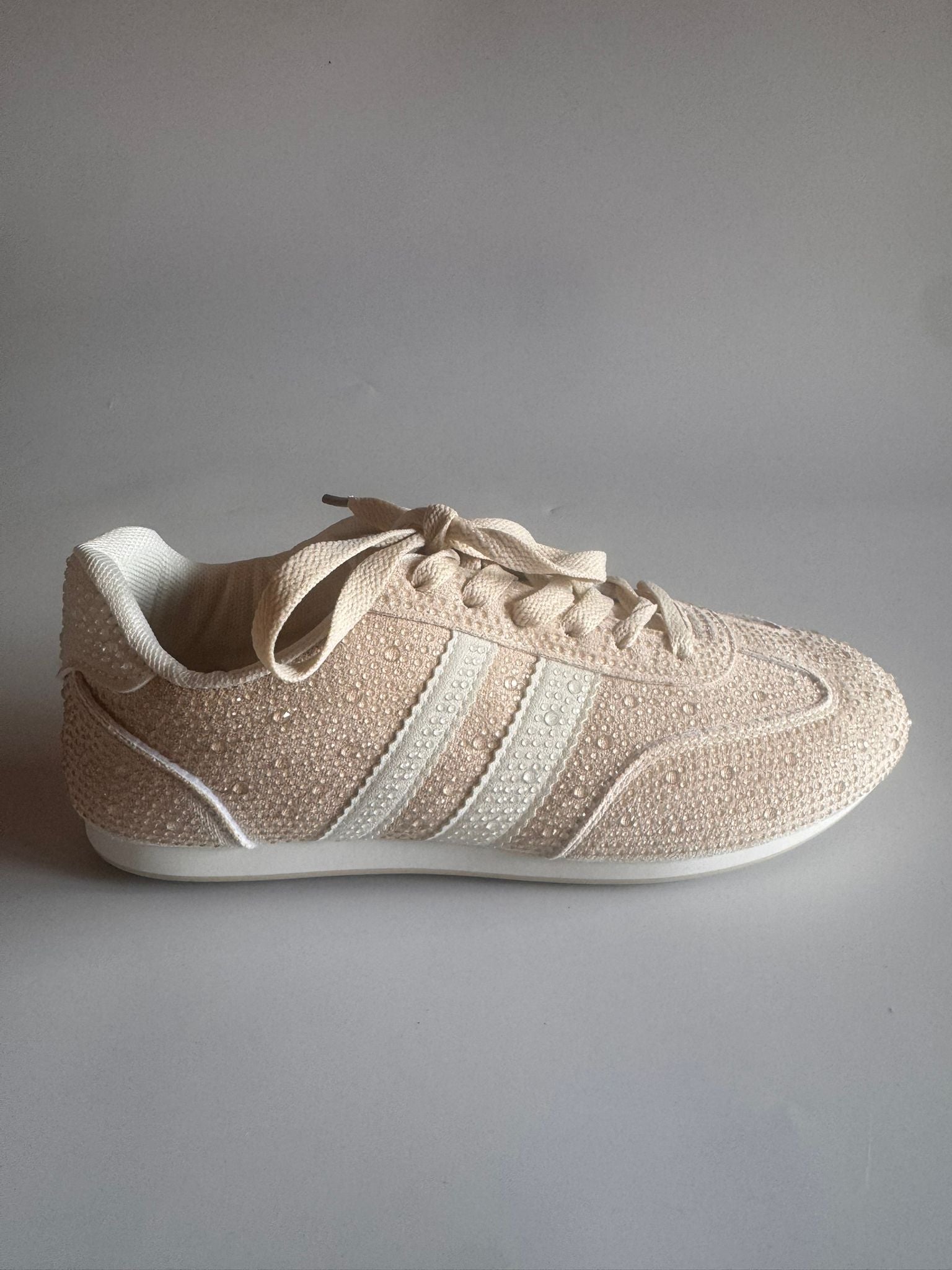 Damen Retro-Sneaker in Beige