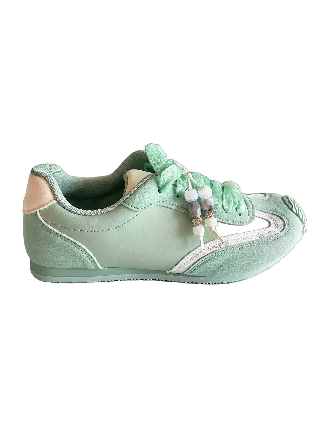 Damen Retro-Sneaker in Türkisgrün