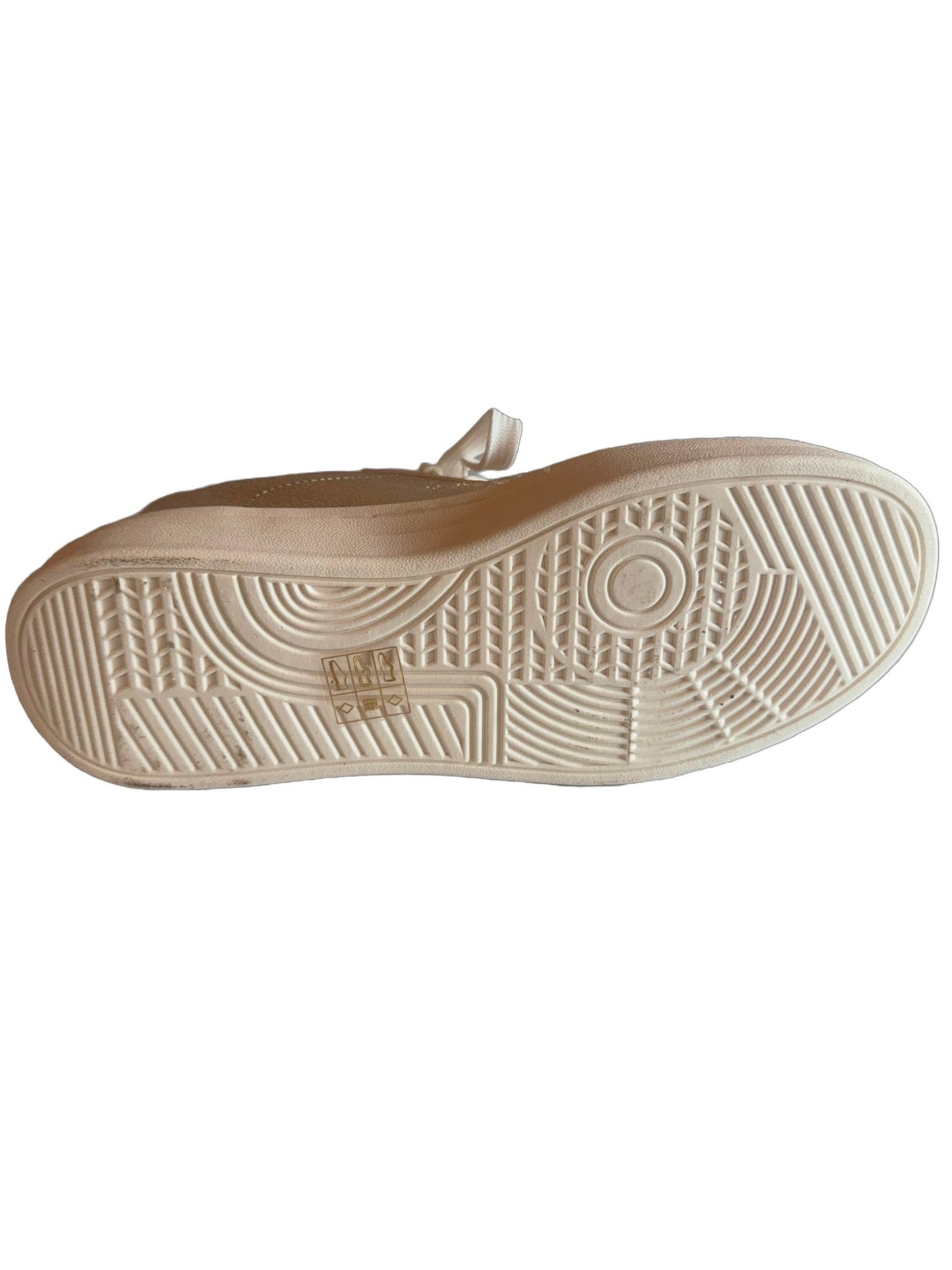 Damen Plateau-Sneaker in Beige-Gold