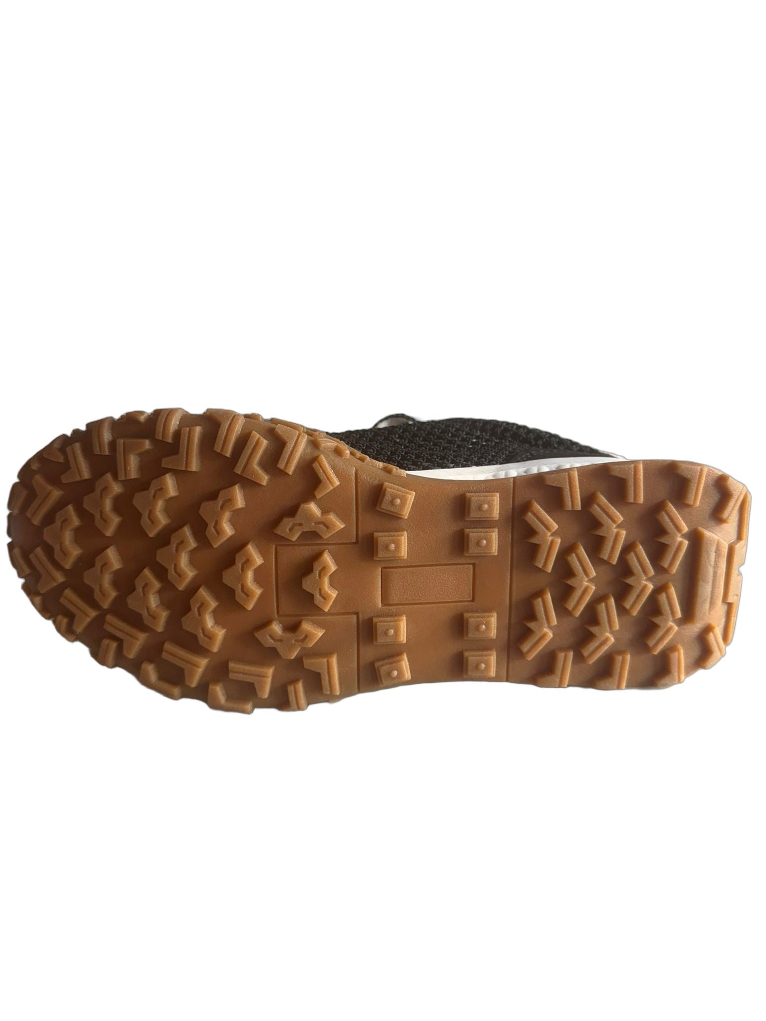 Damen Retro-Sneaker in Schwarz-Gold
