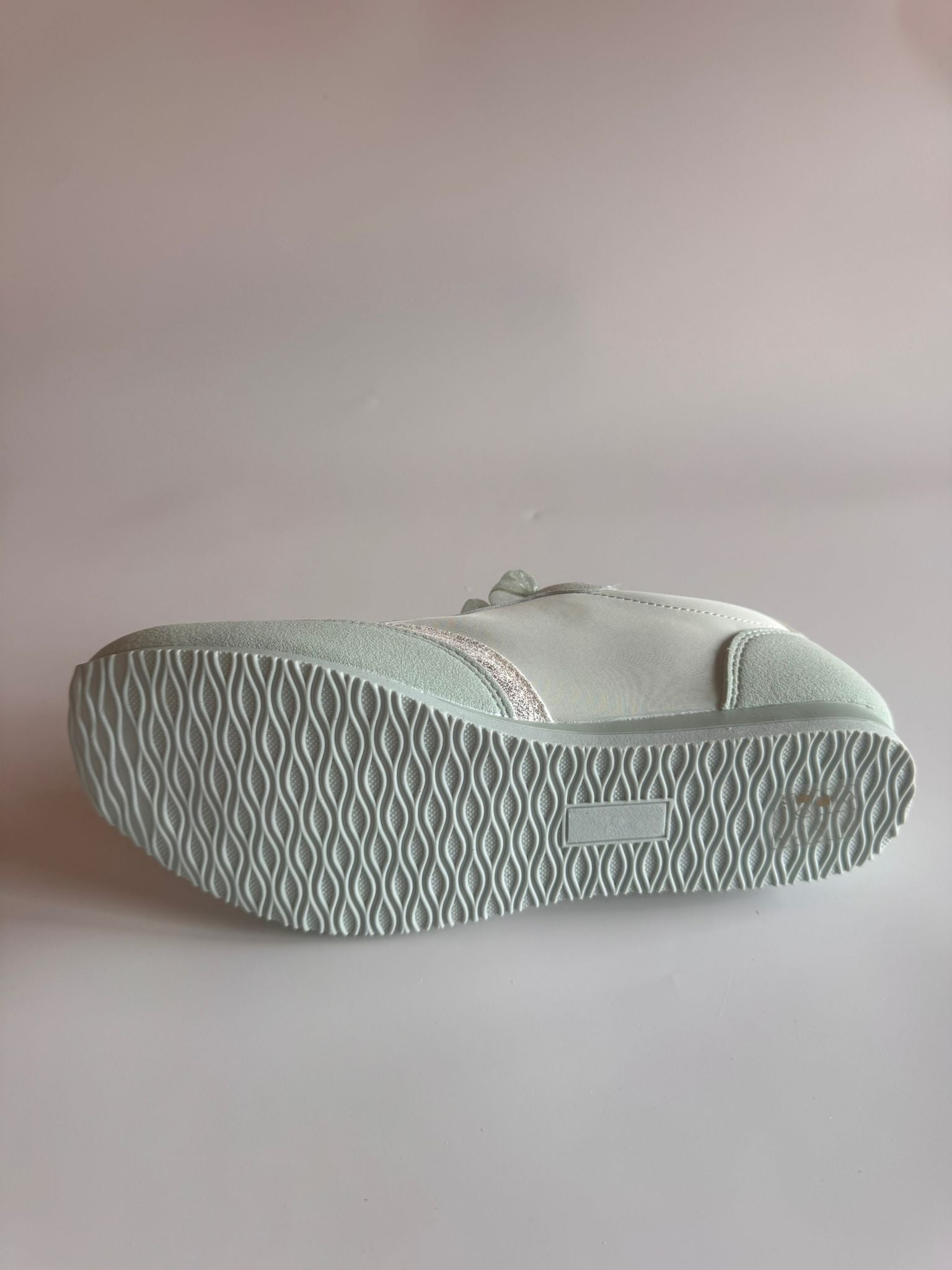 Damen Retro-Sneaker in Türkisgrün